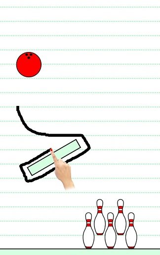 画倒保龄球图1