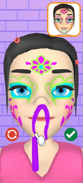 面部彩绘沙龙游戏安卓版 v1.0(2)