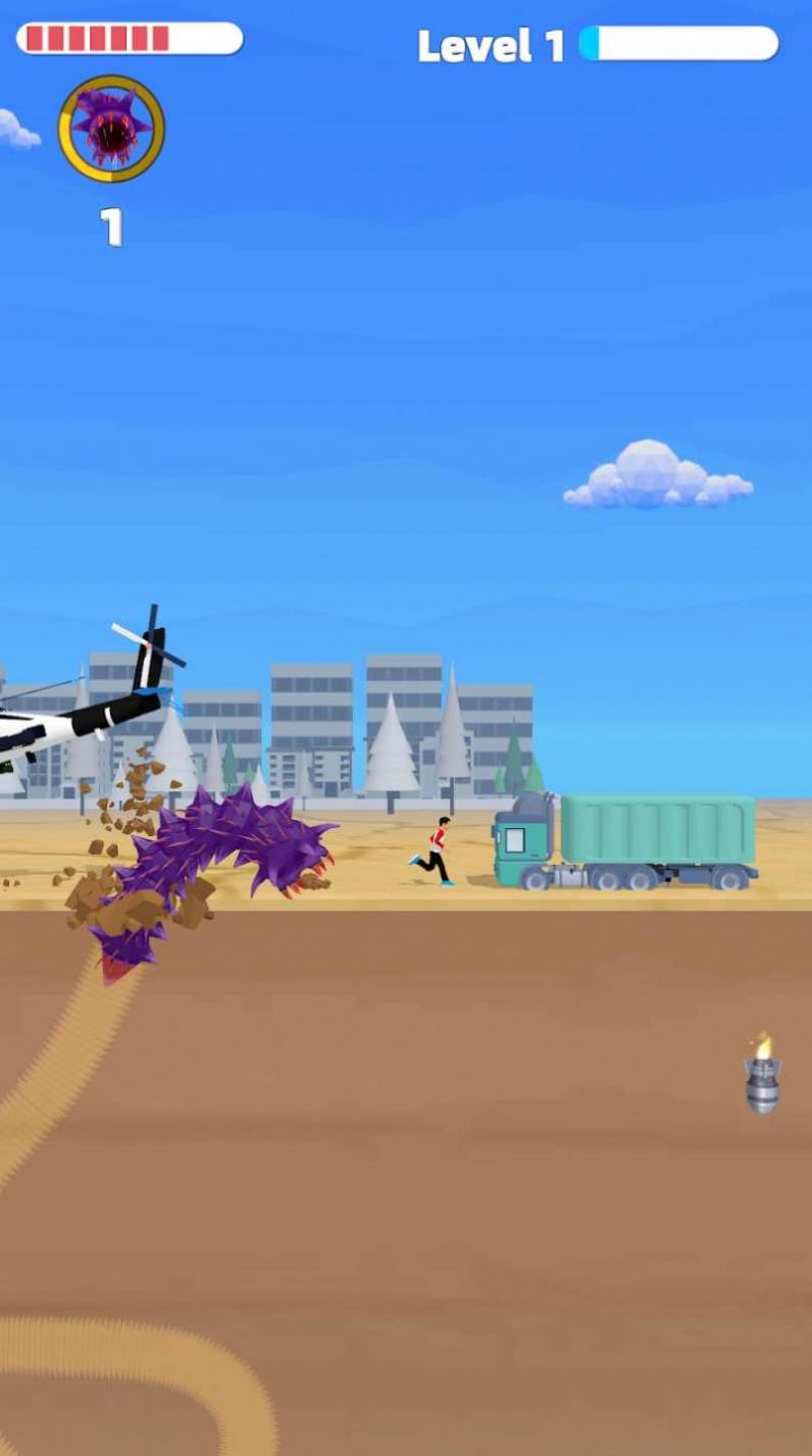 死亡蠕虫3D游戏无敌最新版图1