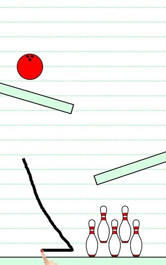 画倒保龄球图2