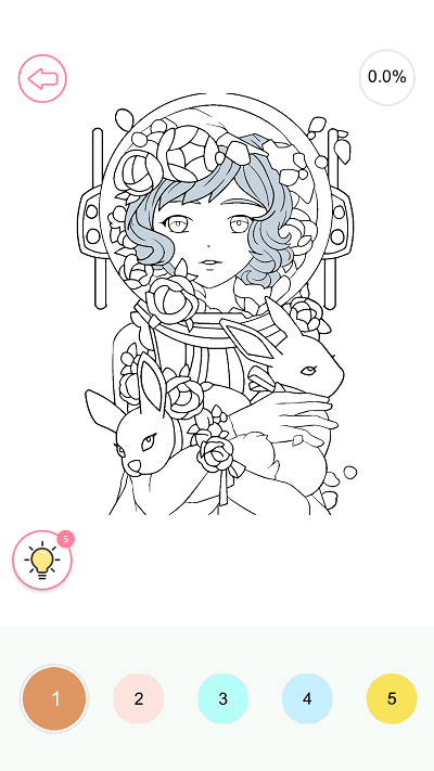 秘密涂色花园3D图3