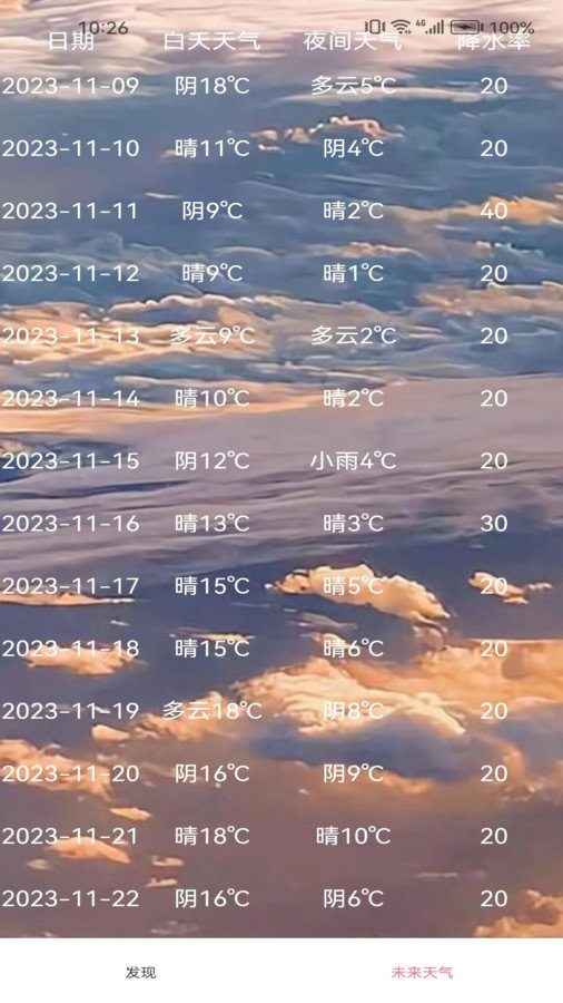 洪程天气app图1