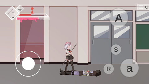 白毛猫娘大战僵尸完整版图2