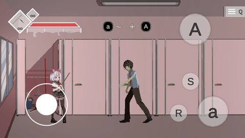 白毛猫娘大战僵尸完整版图1