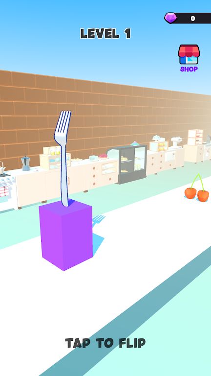 叉子翻转跑游戏手机版(2)